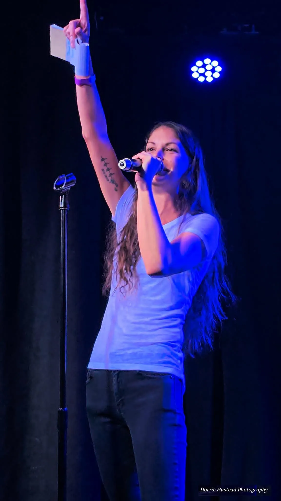 T Payne performing